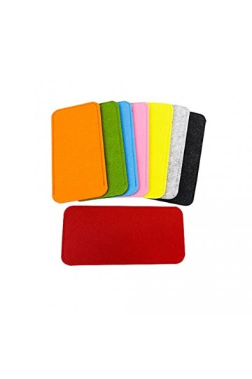 AWOCAN Lot de 8 étuis à lunettes en feutre multicolores doux pour homme et femme