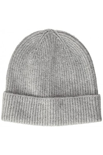 PIECES PCDEBBIE Wool Hood Noos BC Bonnet, Gris Clair chiné, Taille Unique Femme