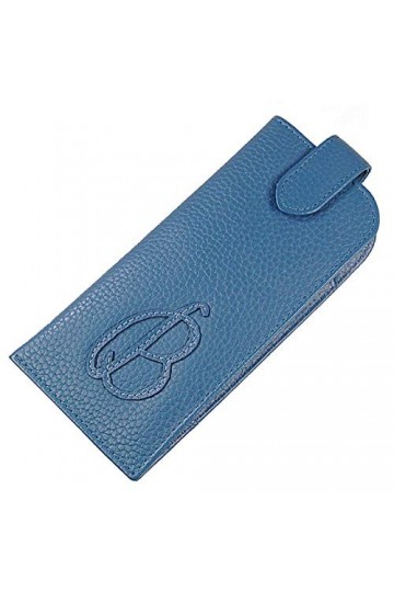 GoBago Étui à lunettes en cuir véritable