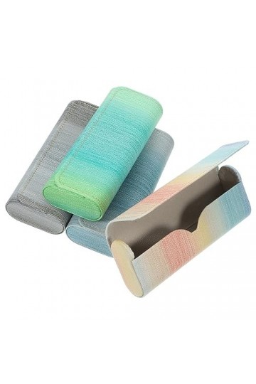 NIYANGLE 4 Pièces Conteneur De Lunettes À Lunettes De Soleil À Lunettes Mince Vitrine De Lunettes De Soleil Étuis à Lunettes 