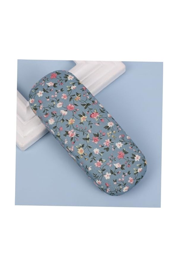 Alipis 2 Pièces Étuis À Lunettes Rétro Étui En Verre Dur Étui Extérieur Boîte De Rangement Fleurs Boîte De Protection Support