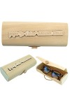 Ernestine - Étui à lunettes papa unique en bois - cadeau fête des pères - cadeau personnalisable hommes tendance - boitier à 