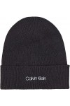 Calvin Klein Bonnet Femme Essential Knit Beanie 5&nbsp;% Cachemire, Noir CK Black , Onesize