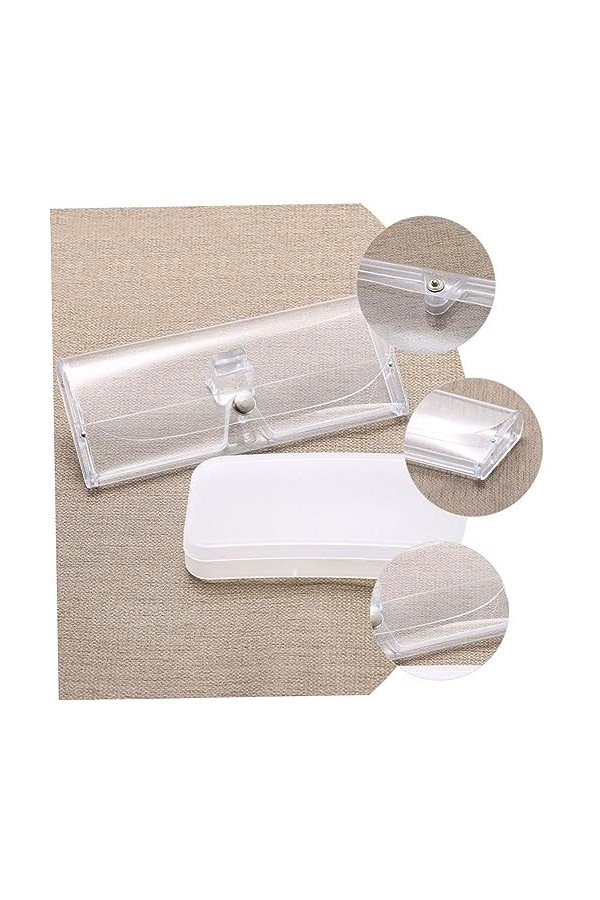 NOLITOY 10 Pièces Lunettes De Soleil Boîte En Verre Étui Pour Lunettes Femmes Étui À Lunettes De Voyage Étuis À Lunettes De S