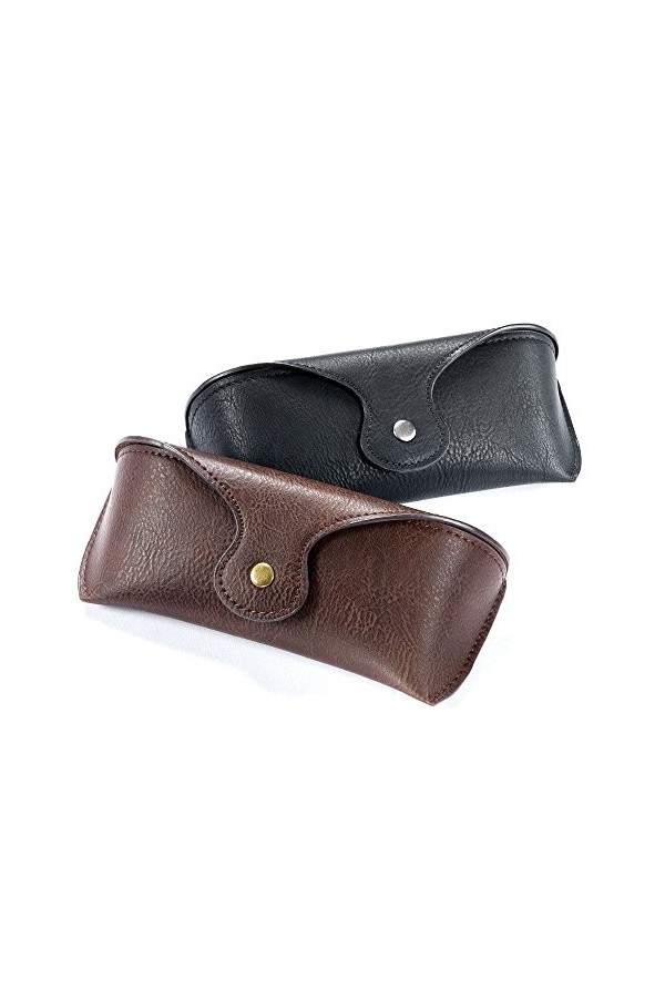 FEFI ® - Étui à lunettes - Homme - noir -