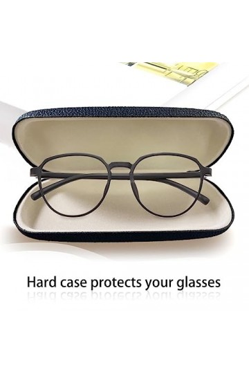 Lam-lord Lot de 3 étuis à lunettes à coque rigide, étui à lunettes portable unisexe pour lunettes de soleil et rangement de l