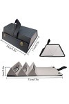 TINGWEN Boîte De Rangement Organisateur de Lunettes de Soleil Portable Voyage boîte de rangement pour lunettes de soleil en c