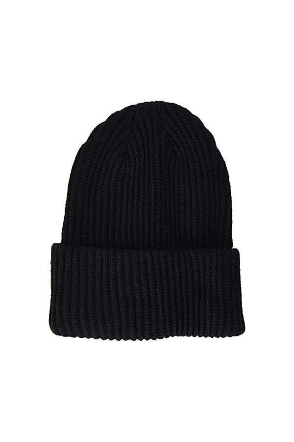 PIECES PCHEXO Hood Noos BC Bonnet, Noir, Taille Unique Femme