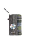 Earth Squared Étui de téléphone avec motif marguerites et abeilles, gris, taille unique