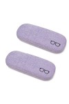 Lot de 2 étuis à lunettes rigides pour homme et femme, Violet 2 pièces., Taille Unique
