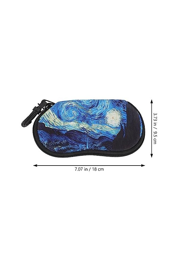 Adorainbow Étuis À Lunettes Boîtes À Lunettes De Soleil 2Pcs Porte-Étui De Protection De Lunettes Portable Unique Pour Femmes