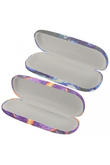 ULTECHNOVO 2Pcs Étui À Lunettes De Peinture À LHuile Étui À Support De Protection De Lunettes Étui À Lunettes Rigide Pour Le