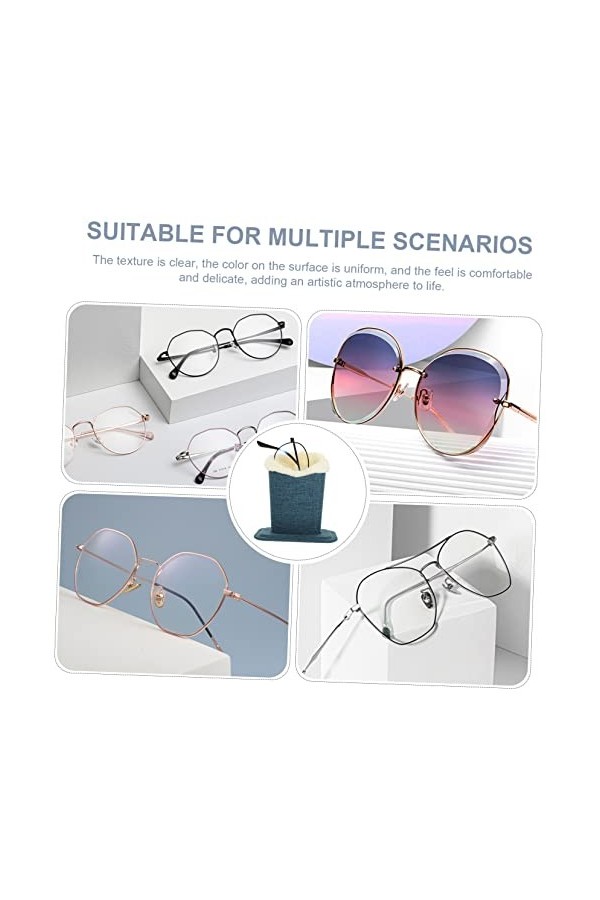 ABOOFAN 3 Pièces Porte-Lunettes En Tissu Organisateur De Lunettes De Soleil Étui À Lunettes Présentoir De Lunettes Support De