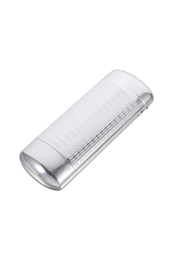 Adorainbow Ultra- Men Case Pocket Unisex Office Light Lattice Aluminium Storage Eyewear Spectacle Eyeglasses Silver Women Hom