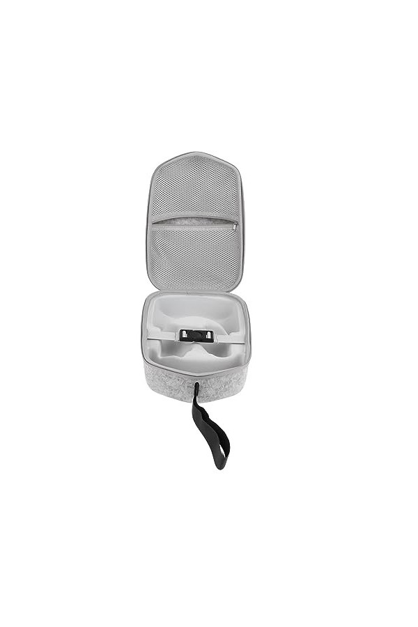 Duokon Sac de Rangement pour Lunettes VR, Sac à Lunettes 2 Protection Gris Clair pour Support pour Support pour Organisateur 