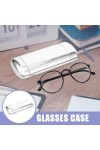 GALPADA À Lunettes De Soleil En Métal Boîte À Lunettes Portable À Lunettes À Coque Rigide Pour Hommes Femmes Étudiants