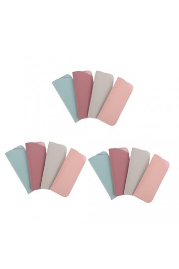 SOIMISS 12 Pièces Étui À Lunettes Sac À Lunettes En Cuir Étui À Lunettes En Cuir Pu Cuir Étui En Cuir Vieille Fleur