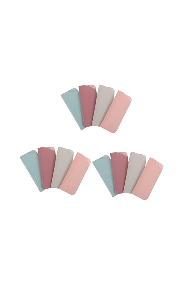 SOIMISS 12 Pièces Étui À Lunettes Sac À Lunettes En Cuir Étui À Lunettes En Cuir Pu Cuir Étui En Cuir Vieille Fleur