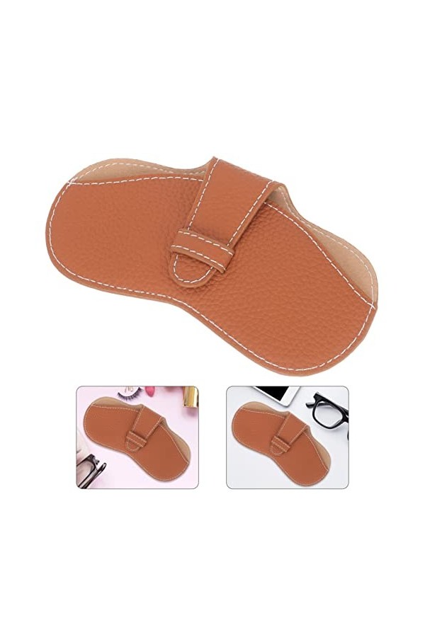 BESPORTBLE Sac à Lunettes Pochette En Verre De Voyage Mince Étui à Lunettes Souple Pour Femme Porte-manches Pour Lunettes Pou