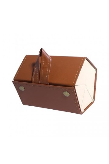 predolo Organisateur de lunettes de soleil, collecteur de lunettes en cuir PU, boîte de rangement de lunettes, affichage de l
