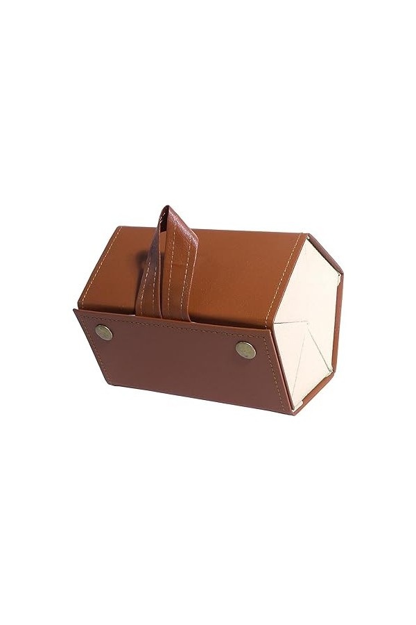 predolo Organisateur de lunettes de soleil, collecteur de lunettes en cuir PU, boîte de rangement de lunettes, affichage de l
