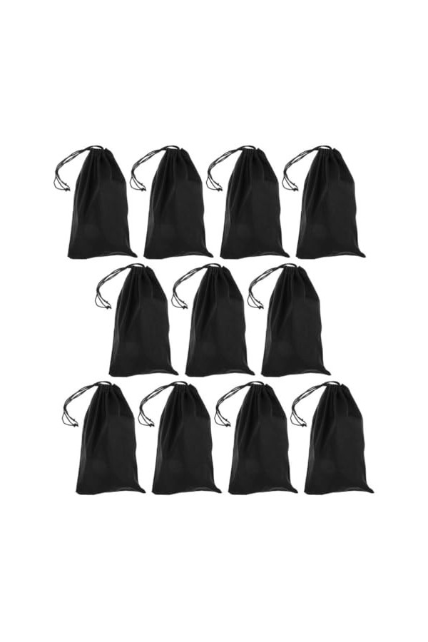 Sosoport 12 Pcs Lunettes De Soleil Sac À Cordon Microfibre Anti-Poussière Lunettes Pochette De Rangement Lunettes Étui De Tra