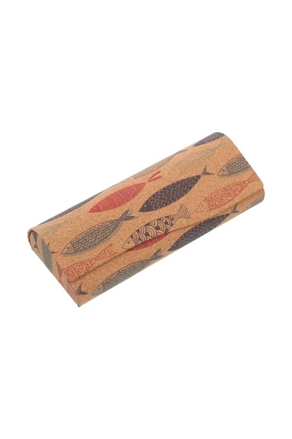 Adorainbow Étui À Lunettes En Cuir Pu Étui À Lunettes De Soleil À Coque Rigide Boîte À Vintage En Faux Liège Étui À Lunettes 