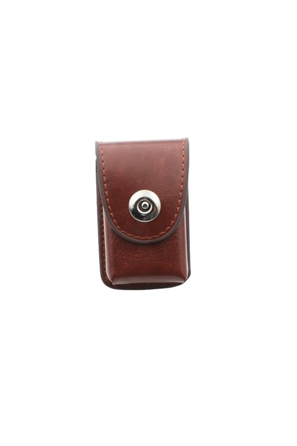 AGALUS Boîte à lunettes Boîte À Lunettes Boîte Pliante En Cuir PU, Joint Magnétique, Boîte À Miroir À Ceinture Portable,Coule