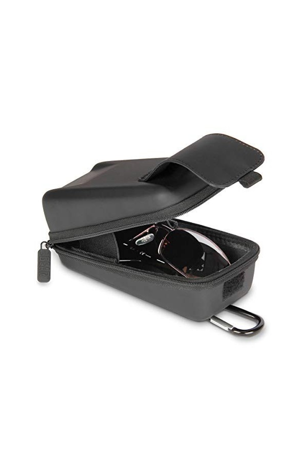 USA GEAR Étui À Lunettes Rigide- Compatible Avec Les Lunettes De Soleil, La Sécurité, La Lecture Et Plus Encore- Étui Rigide 