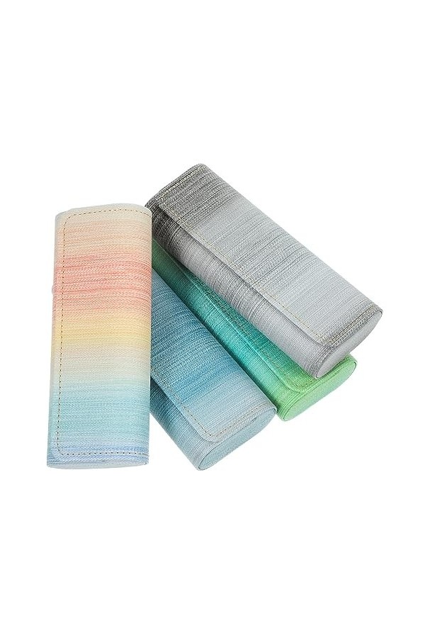 KALLORY 4 Pièces Étui À Lunettes Verre Étuis Pour Lunettes Voyage Lunettes De Soleil Organisateur Lunettes Shell Étuis À Lune