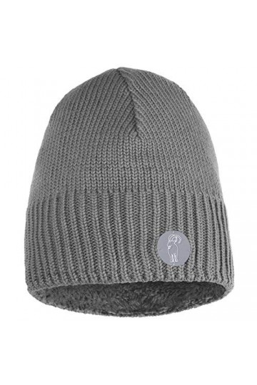 ALPIDEX Bonnet Tricot Chapeau Hiver Bonnet Beanie Homme Chapeau Femme Chaud Bandeau Intérieur Doux, Couleur:Gris
