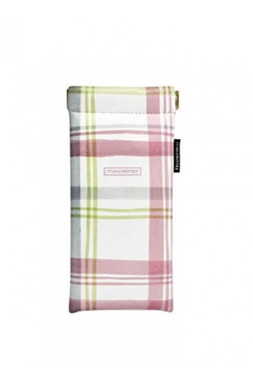 MAKENOTES Blk-GB, Étui à Lunettes Pastel en Similicuir 18 x 8 cm Femme, 18x8Cm