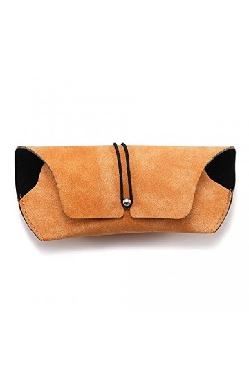 ZKX Sac de Spectacles en Cuir, Cuir de Lecture de Cuir Sac de Lunettes de Lunettes de Lunettes Portables pour Hommes et pour 