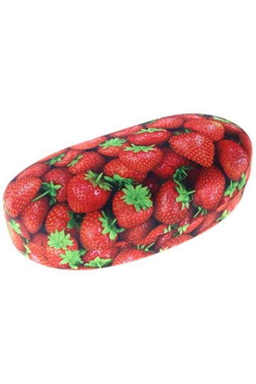 Étui rigide dété avec housse souple - Extra large pour lunettes de soleil - Fraises
