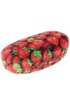 Étui rigide dété avec housse souple - Extra large pour lunettes de soleil - Fraises