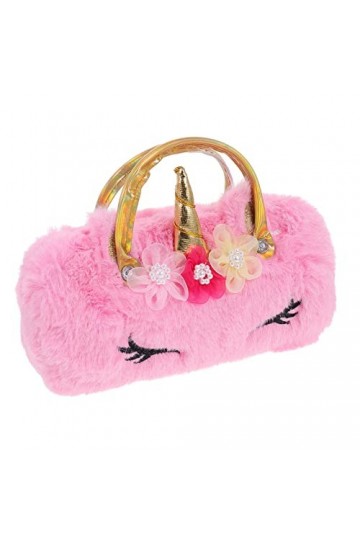 Milisten Étui à lunettes licorne avec poignée pour filles et garçons