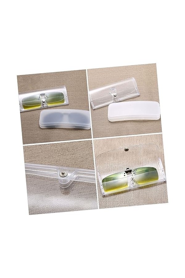 Didiseaon 10 Pièces Boîte En Verre Étui À Lunettes Universel En Plastique Lunettes Étui À Lunettes De Soleil Étuis À Lunettes