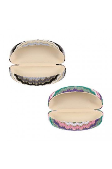 SOIMISS 2Pcs Flocage Étui À Lunettes De Soleil Lunettes De Soleil Pour Femmes Mode Tendance Élégant Lunettes Pour Femmes Orne