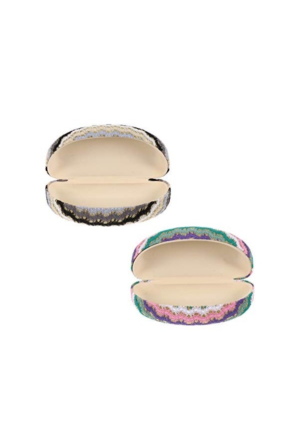 SOIMISS 2Pcs Flocage Étui À Lunettes De Soleil Lunettes De Soleil Pour Femmes Mode Tendance Élégant Lunettes Pour Femmes Orne