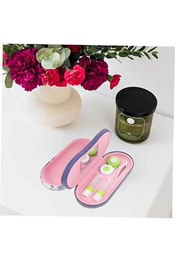 Healifty 1 Set Double Couche Étui À Lunettes Support De Lunettes De Soleil Étui À Lunettes De Voyage Lunettes De Soleil Migno