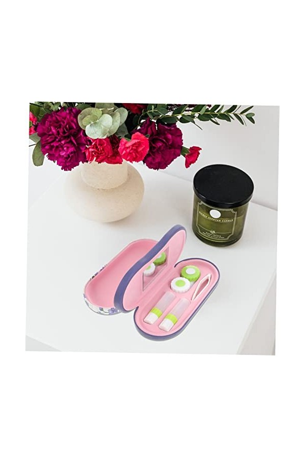 Healifty 1 Set Double Couche Étui À Lunettes Support De Lunettes De Soleil Étui À Lunettes De Voyage Lunettes De Soleil Migno