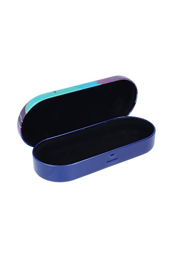 Joli étui à lunettes « Wonderland » avec motif couple de chats pour de nombreux ustensiles.