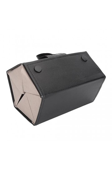 Étui de Rangement pour Lunettes à 5 Fentes Noir, Boîte de Rangement pour Lunettes, Boîte à Lunettes Pliante, Collecteur de Lu