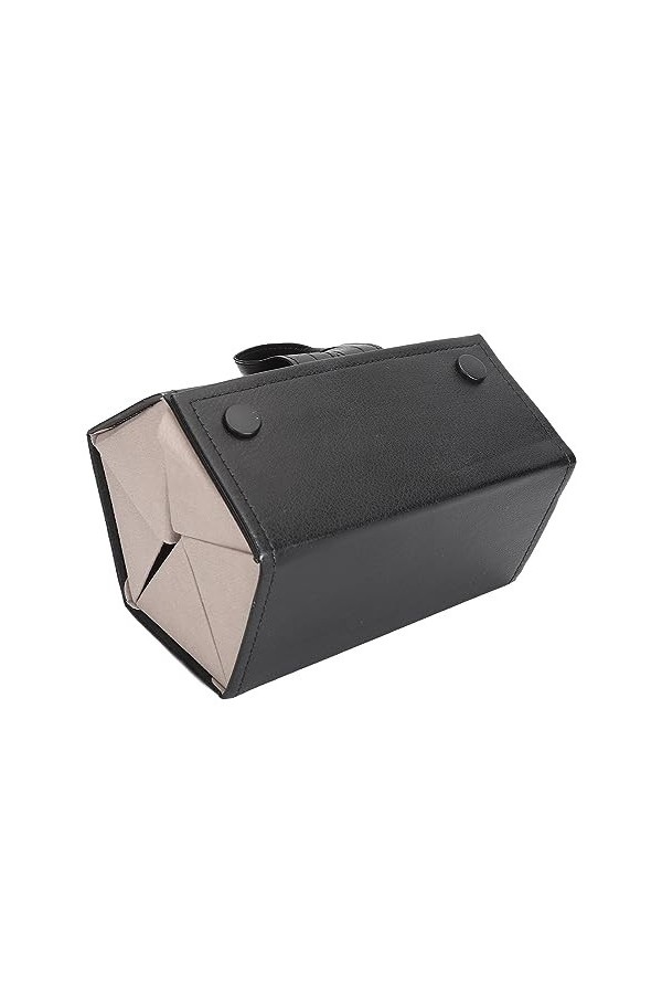 Étui de Rangement pour Lunettes à 5 Fentes Noir, Boîte de Rangement pour Lunettes, Boîte à Lunettes Pliante, Collecteur de Lu