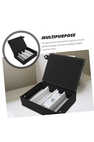 OATIPHO à Lunettes Multi Grille Organisateur De Porte-lunettes De Soleil Support Porte-lunettes Boîte De Rangement Pour Lunet