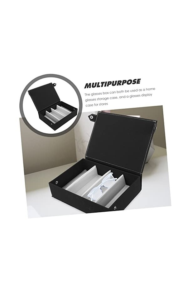 OATIPHO à Lunettes Multi Grille Organisateur De Porte-lunettes De Soleil Support Porte-lunettes Boîte De Rangement Pour Lunet