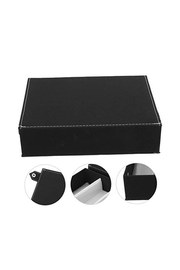 SOIMISS Multi Grille Étui À Lunettes Vitrine En Verre Boîte DAffichage De La Montre Plateau De Voyage Organisateur De Lunett