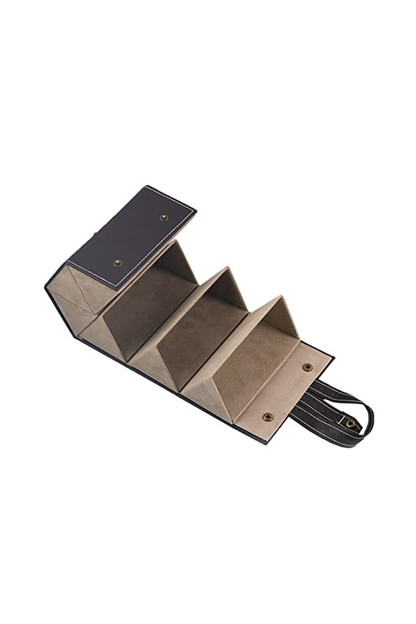 Boîte Rangement pour Lunettes Soleil, Boîte daffichage Pliable pour Lunettes, Boîte à Lunettes Portable, Peut Contenir 6 Lun