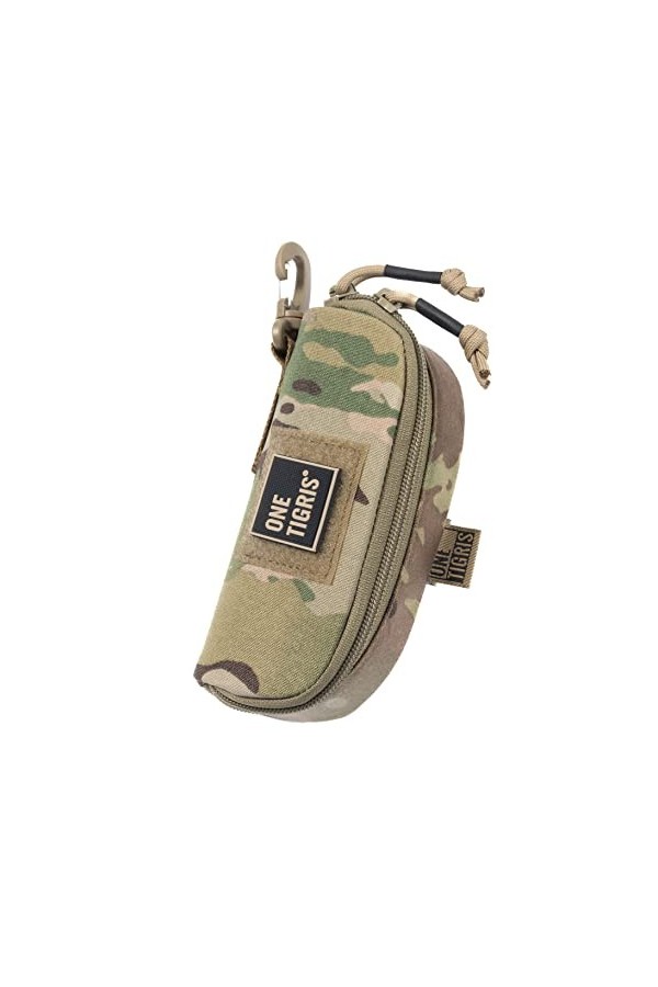 OneTigris Molle Étui à lunettes tactique étanche pour femme et homme
