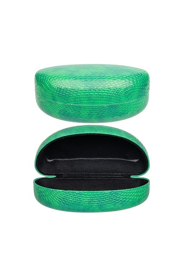 molshine Étui rigide pour lunettes de soleil, grand étui à lunettes classique pour lunettes de soleil, lunettes avec chiffon 